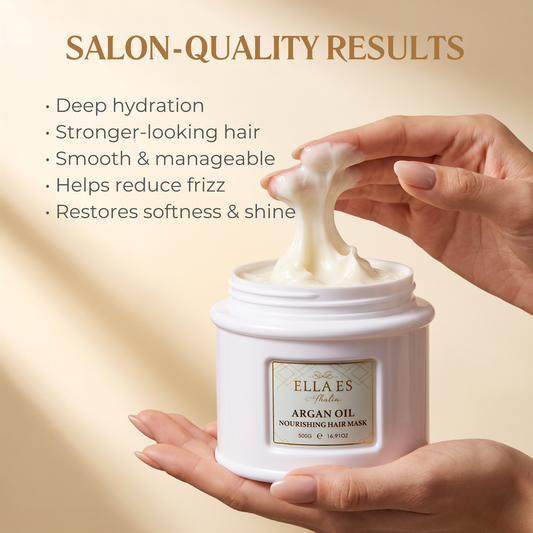 Ella Es Thalia Argan Oil Nourishing Hair Mask | Deep Repair & Hydration | 500g / 16.91 oz